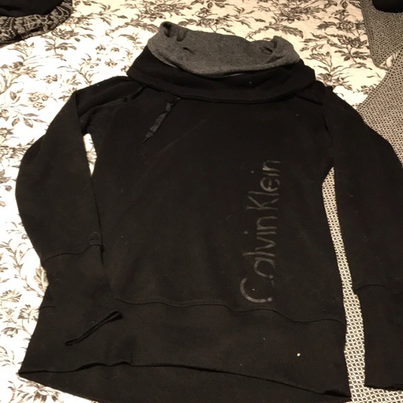 calvin klein cowl neck sweatshirt